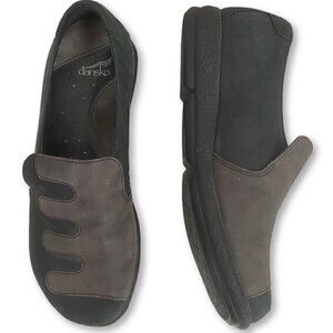 Dansko - Comfort Shoe Brown Two Tone Slip On Shoes - Size 37